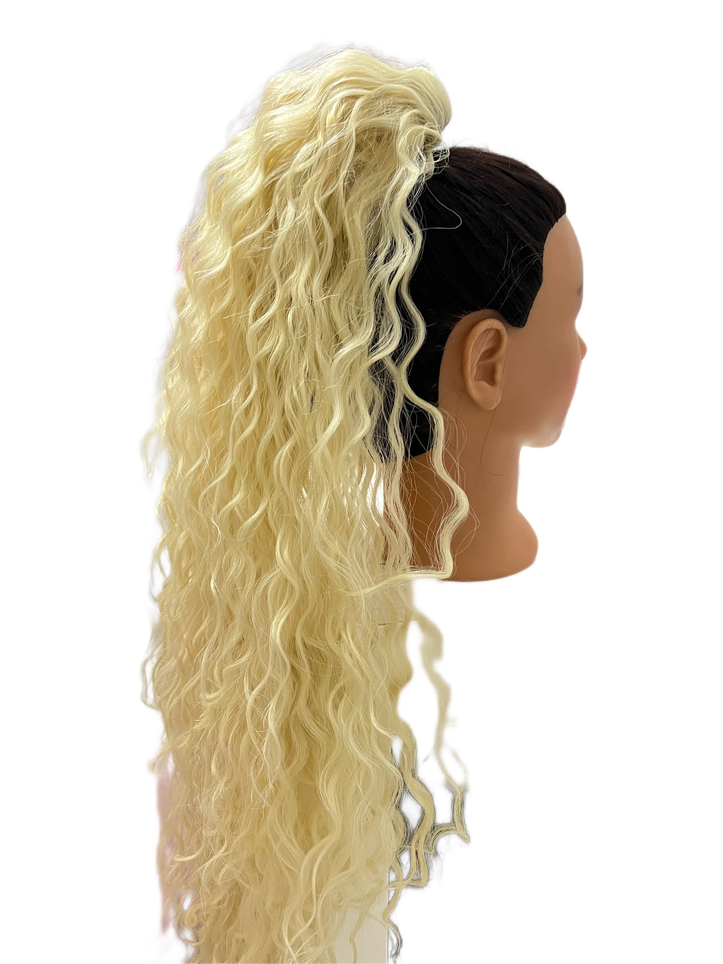 70 Blond Curly Ponytail