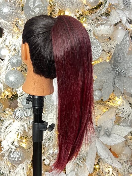 #23 Burgundy 20” Ponytail